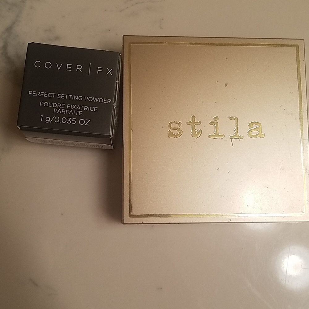 Stila"Putty" highlighter &mini COVER FX powder
